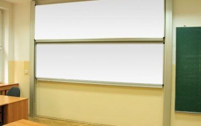 Tablica akademicka Vittoria biała lakierowana w systemie zależnym