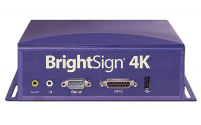 Player BrightSign 4K1142 Networked Multi-Control Interactive and Live HDTV