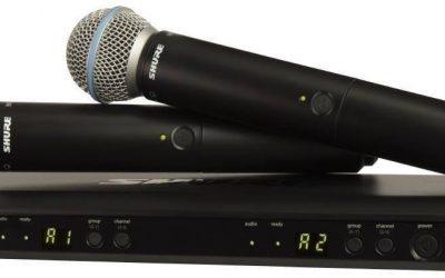 System bezprzewodowy z podwójnym odbiornikiem Shure BLX288E/B58
