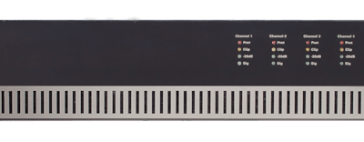 Czterokanałowy wzmacniacz mocy 4 X 120W 100V AUDAC CAP412