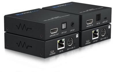 Ekstender HDMI eARC/ARC Audio over CAT z wbudowanym DAC Blustream CAT100EARC