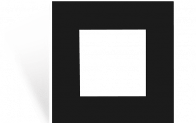 Ramka osłaniająca pojedyncza 45X45 MM AUDAC CF45S/B