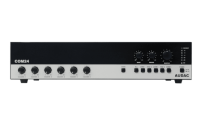 Wzmacniacz nagłośnieniowy 240W 100V AUDAC COM24MK2