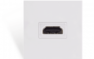 Panel przyłączeniowy HDMI 45X45 MM AUDAC CP45HDM/W