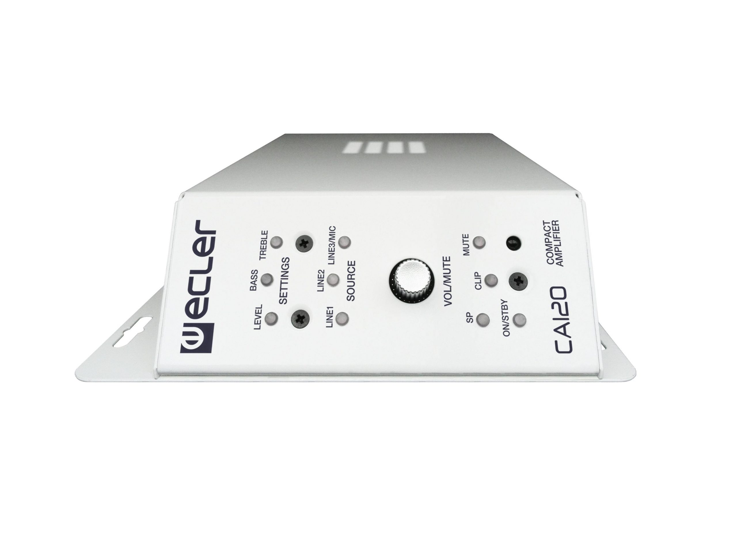 Ecler-CA-120-compact-power-amplifier-mixer-front