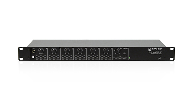Ecler-SAM612T-rack-mount-multi-zone-mixer-front-lr