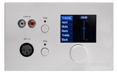 Panel ścienny all-in-one do MTX AUDAC MWX65/W