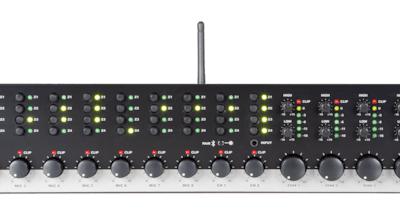 Czterostrefowy-10-kanałowy przedwzmacniacz stereo AUDAC PRE240