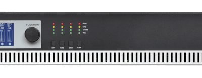 Czterokanałowy wzmacniacz mocy WaveDynamics™ 4 X 350W AUDAC SMQ350