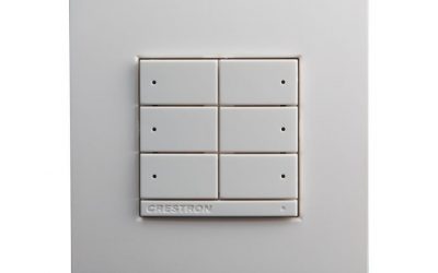 Crestron On-Wall Wireless Lighting Keypad, Battery Powered CLWI-KPLEX-BATT