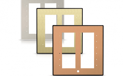 Crestron Architectural Faceplates for Cameo® International Keypads C2NI/INETI-FP