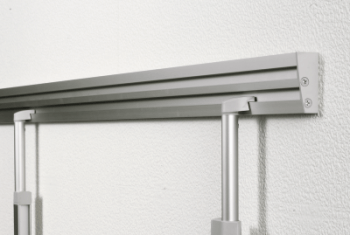 Tablica Legamaster Wall rail set Legaline DYNAMIC Double channel, 240 cm Anodised aluminium