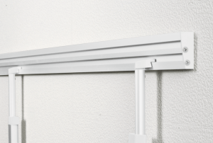 Tablica Legamaster Wall rail set Legaline DYNAMIC Double channel extension, 120 cm White (RAL 9016) powder-coated