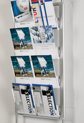 Legamaster Literature rack Legaline DYNAMIC Anodised aluminium