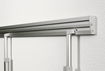 Tablica Legamaster Wall rail set Legaline DYNAMIC Double channel extension, 120 cm Anodised aluminium