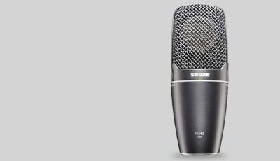 Shure PG42USB MIKROFON POJEMNOŚCIOWY Z MEMBRANĄ BOCZNĄ ORAZ USB PLUG&PLAY