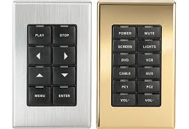 Crestron 1-Gang Metallic Faceplate Covers for CNX-B Designer Keypads B-G1-FP