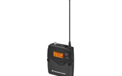 Nadajnik bodypack Sennheiser SK 2000 z rozszerzoną charakterystyką częstotliwościową.