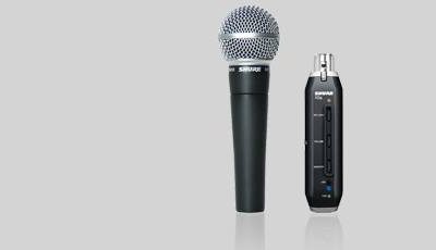 Mikrofon Shure SM58+X2U PAKIET CYFROWY USB