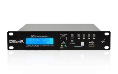 Ecler ePLAYER 1 – Odtwarzacz muzyki – Ethernet, WiFi oraz USB / SD