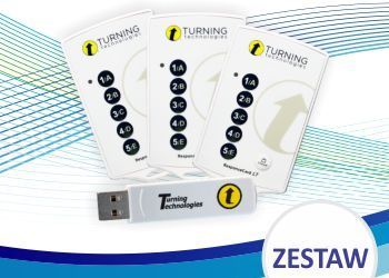 Zestaw 32 pilotów ResponseCard LT z 10-letnim dostępem do TurningPoint